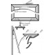 TrackMaster® Standard Wood Frame Hanger installation "how to" graphic.