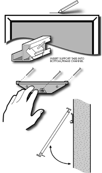 How To Hang Metal Picture Frames with TrackMaster