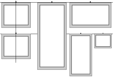 The Ever Straight Picture Hanger for Perfect Frame Groupings