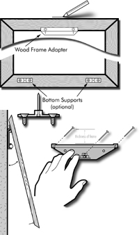 How To Hang Wood Picture Frames with TrackMaster